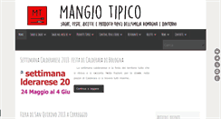 Desktop Screenshot of mangiotipico.it